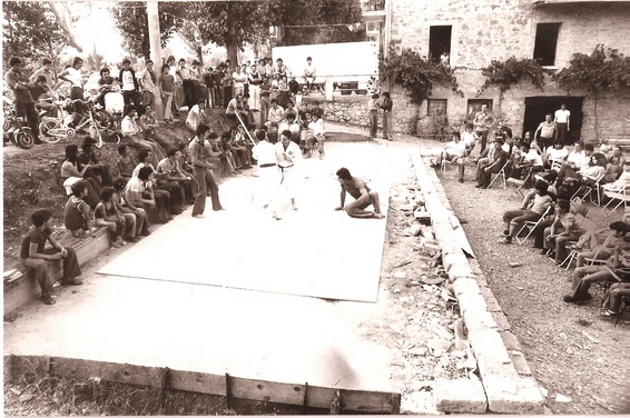 1a esibizione di Karate a Marsciano anno 1975