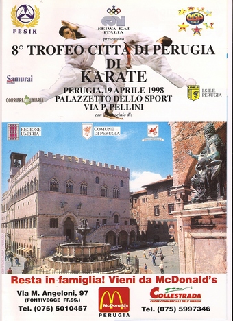 Locandina 8° Trofeo Città di Perugia