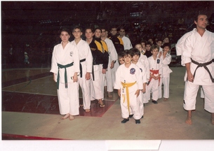 La squadra Shorei Kan presente all'International Cup of Karate 1996