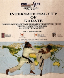 Pieghevole dell'International Cup of Karate
