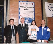 Presentazione dell'International Cup of Karate con il M° Carlo Henke