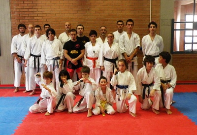 Foto di gruppo dell'allenamento del 30 ottobre 2010